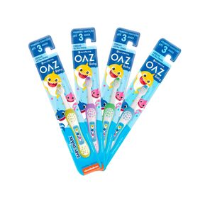 Escova Dental Infantil Baby Shark Cores Sortidas