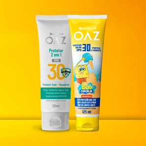 Kit Protetor Solar FPS 30 Adulto e Infantil