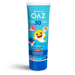 Protetor Solar Infantil Baby Shark FPS 50 125ml