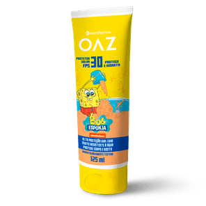 Protetor Solar Infantil Bob Esponja FPS 30 125ml