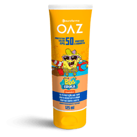 Protetor Solar Infantil Bob Esponja FPS 50 125ml