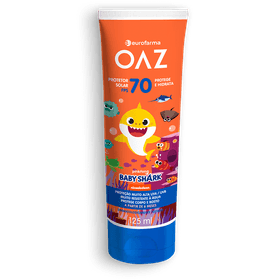 Protetor Solar Infantil Baby Shark FPS 70 125ml