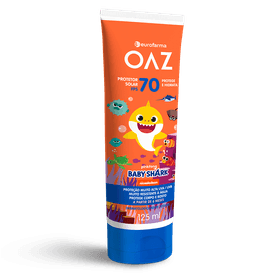 Protetor Solar Infantil Baby Shark FPS 70 125ml