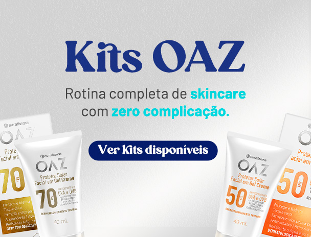 Kits OAZ — Rotina completa de skincare com zero complicação